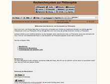 Tablet Screenshot of philosophie-recherche.de